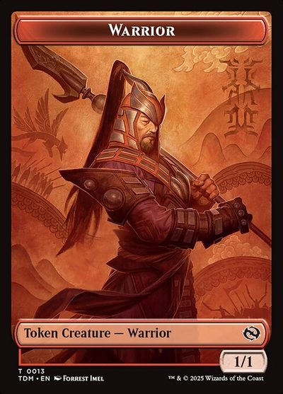 Warrior - Tarkir: Dragonstorm Tokens