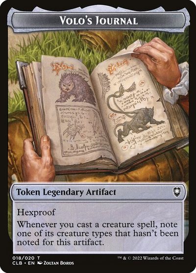 Volo's Journal - Battle for Baldur's Gate Tokens