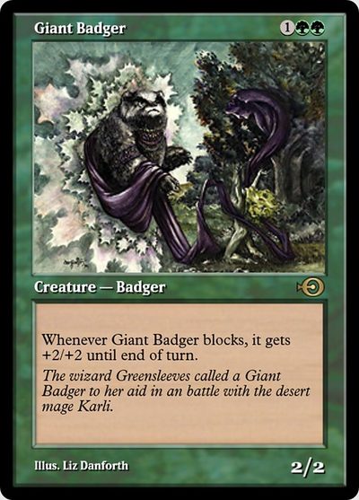 Giant Badger - Magic Online Promos