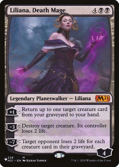 Liliana, Death Mage - The List