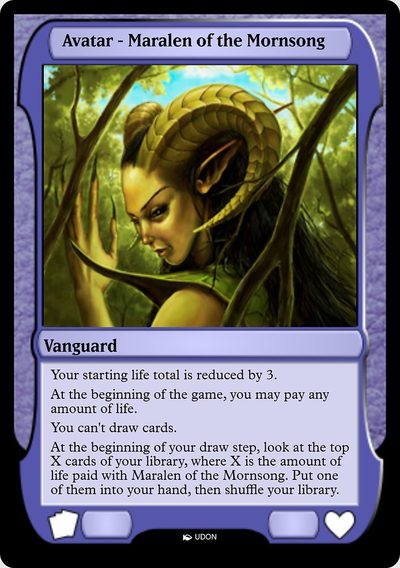 Maralen of the Mornsong Avatar - Magic Online Avatars