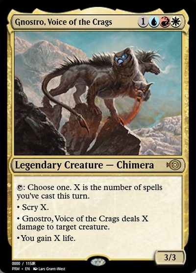 Gnostro, Voice of the Crags - Magic Online Promos