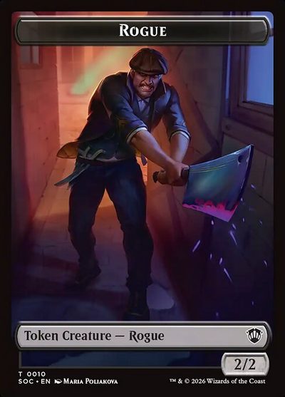 Rogue - Secrets of Strixhaven Commander Tokens