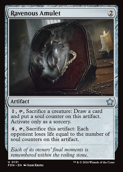 Ravenous Amulet - Foundations