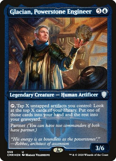 Glacian, Powerstone Engineer - Commander Legends
