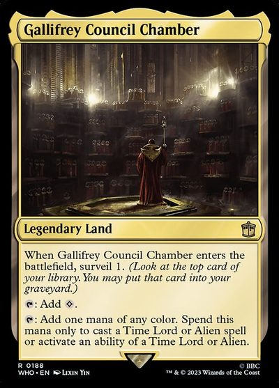 Gallifrey Council Chamber - Doctor Who