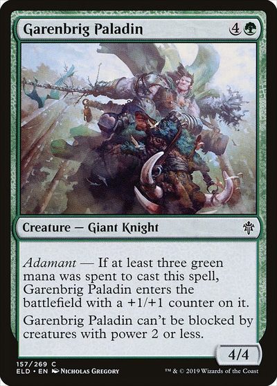Garenbrig Paladin - Throne of Eldraine