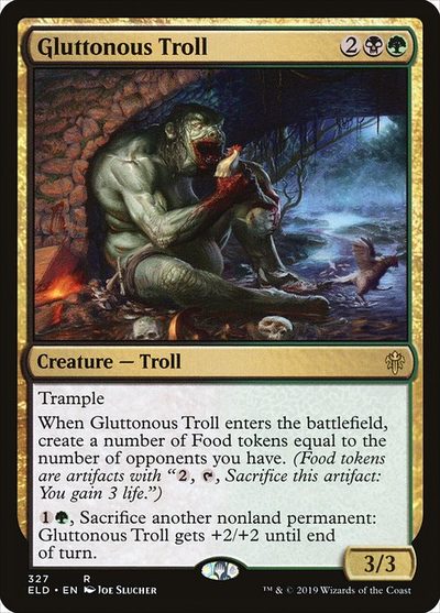 Gluttonous Troll - Throne of Eldraine