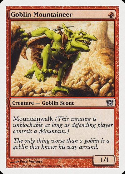 Goblin Mountaineer - Ninth Edition