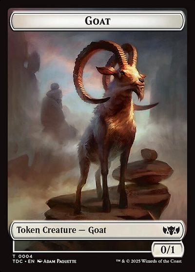 Goat - Tarkir: Dragonstorm Commander Tokens