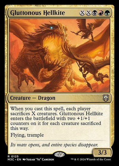 Gluttonous Hellkite - Modern Horizons 3 Commander