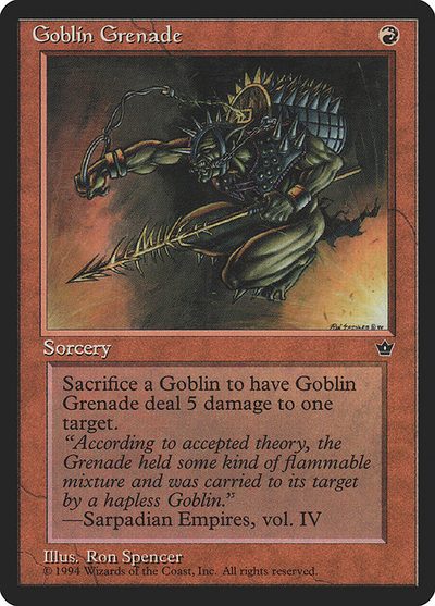 Goblin Grenade - Fallen Empires