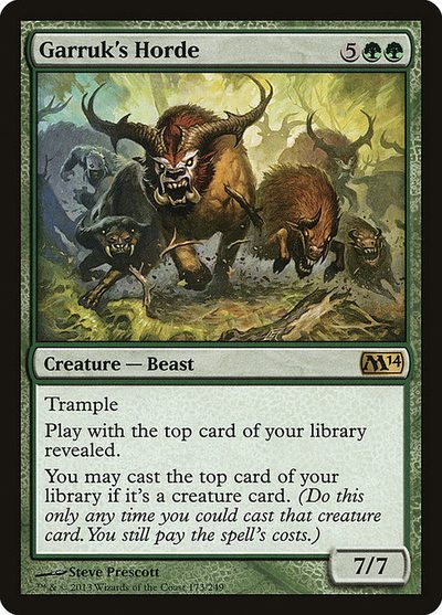 Garruk's Horde - Magic 2014