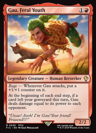 Gau, Feral Youth - Final Fantasy Commander