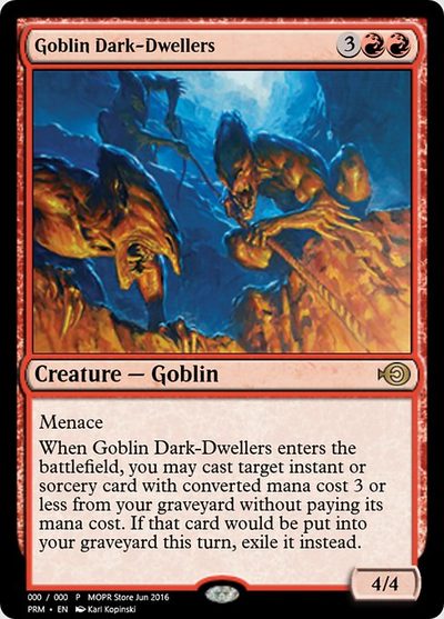 Goblin Dark-Dwellers - Magic Online Promos
