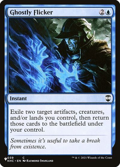 Ghostly Flicker - The List