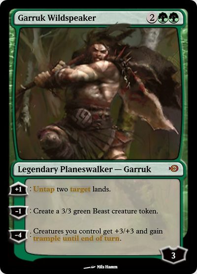 Garruk Wildspeaker - Magic Online Promos