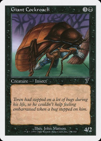 Giant Cockroach - Seventh Edition