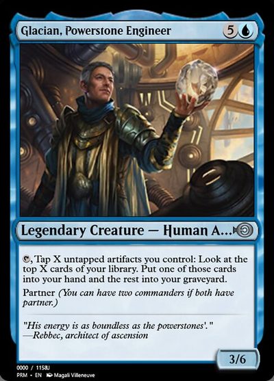 Glacian, Powerstone Engineer - Magic Online Promos