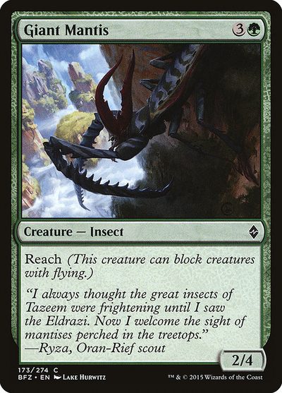Giant Mantis - Battle for Zendikar