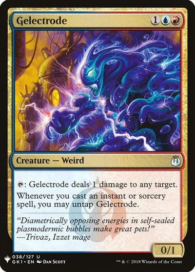 Gelectrode - The List