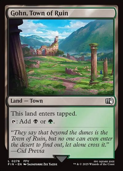 Gohn, Town of Ruin - Final Fantasy
