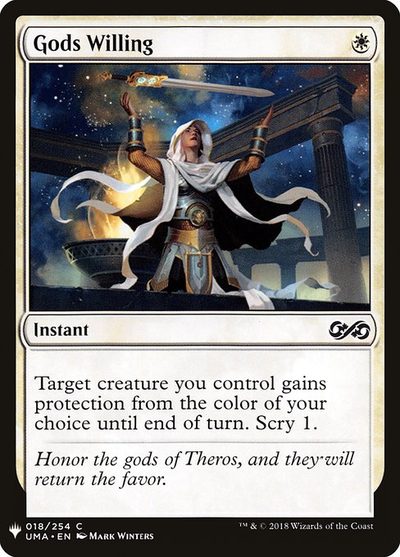 Gods Willing - The List