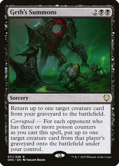 Geth's Summons - Phyrexia: All Will Be One Commander