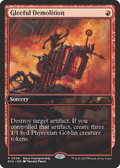 Gleeful Demolition - Store Championships