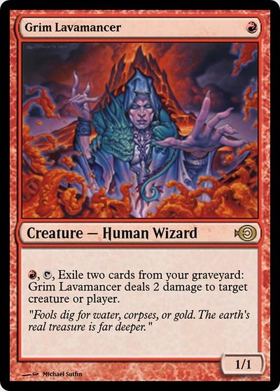 Grim Lavamancer - Magic Online Promos