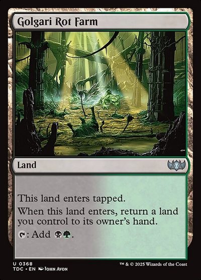 Golgari Rot Farm - Tarkir: Dragonstorm Commander