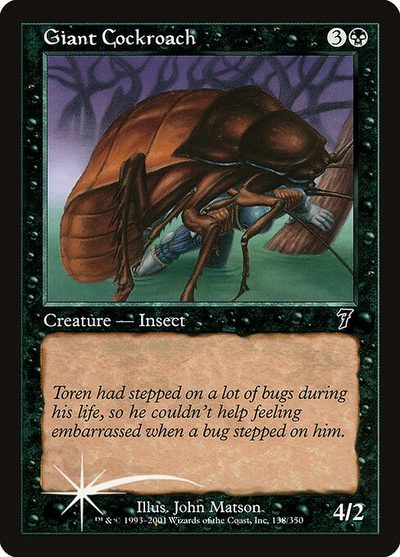 Giant Cockroach - Seventh Edition