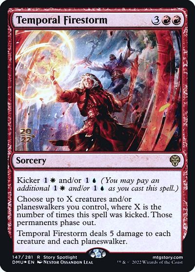 Temporal Firestorm - Dominaria United Promos