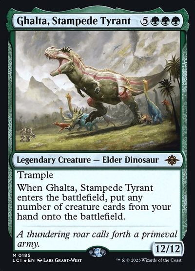 Ghalta, Stampede Tyrant - The Lost Caverns of Ixalan Promos