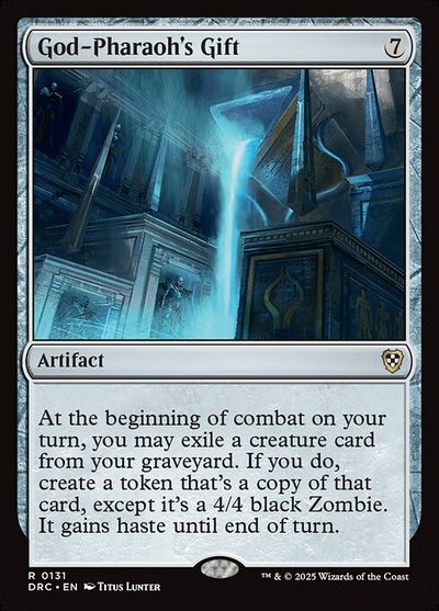 God-Pharaoh's Gift - Aetherdrift Commander