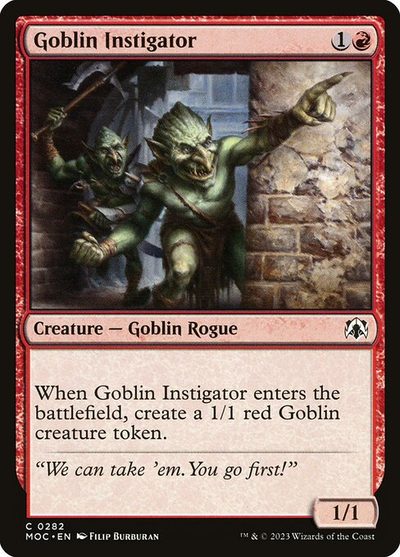Goblin Instigator - March of the Machine Commander