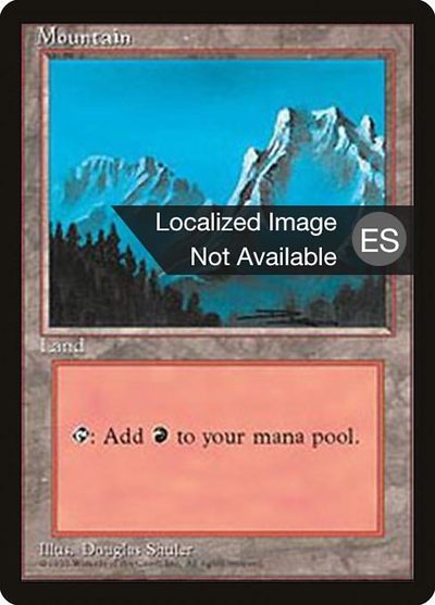Mountain - Fourth Edition Foreign Black Border