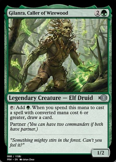 Gilanra, Caller of Wirewood - Magic Online Promos