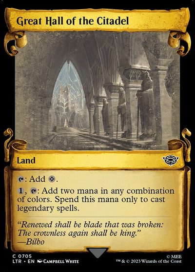 Great Hall of the Citadel - The Lord of the Rings: Tales of Middle-earth