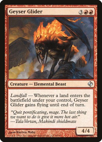 Geyser Glider - Duel Decks: Venser vs. Koth