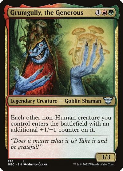 Grumgully, the Generous - Neon Dynasty Commander