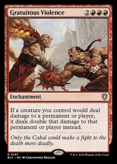Gratuitous Violence - Bloomburrow Commander