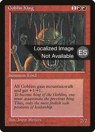 Goblin King - Fourth Edition Foreign Black Border
