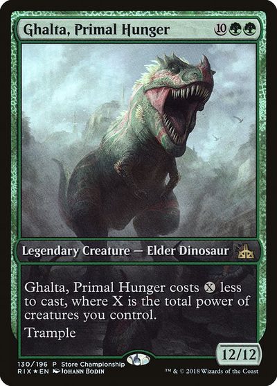 Ghalta, Primal Hunger - Rivals of Ixalan Promos