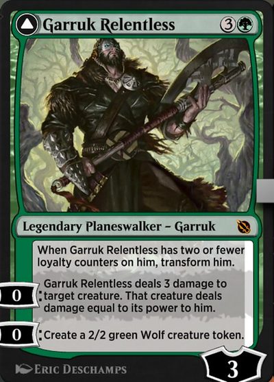 Garruk Relentless // Garruk, the Veil-Cursed - Shadows of the Past