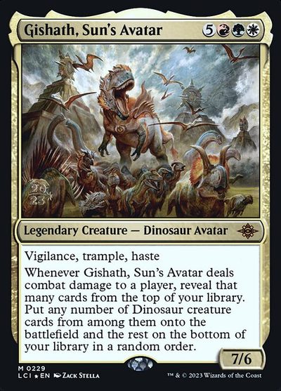 Gishath, Sun's Avatar - The Lost Caverns of Ixalan Promos