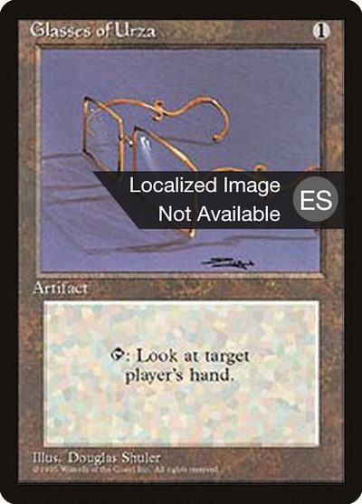 Glasses of Urza - Fourth Edition Foreign Black Border