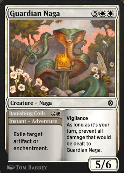 Guardian Naga // Banishing Coils - Alchemy Horizons: Baldur's Gate