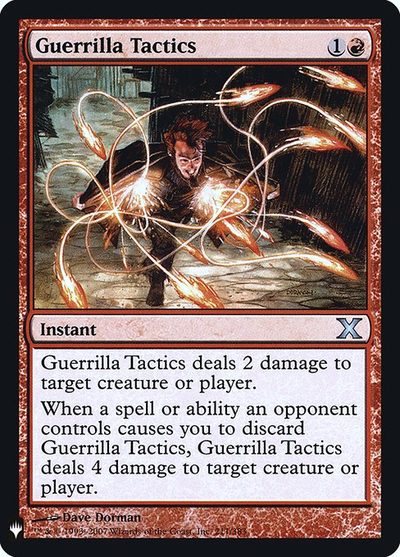 Guerrilla Tactics - The List