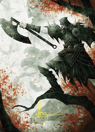 Garruk's Uprising // Garruk's Uprising - Wilds of Eldraine Art Series
